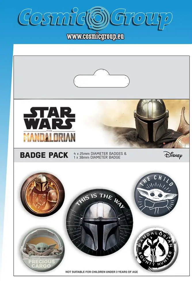 Sw the Mandalorian Badge Pack - Figurine